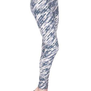 Grey Camo Leggings OS (2-14)